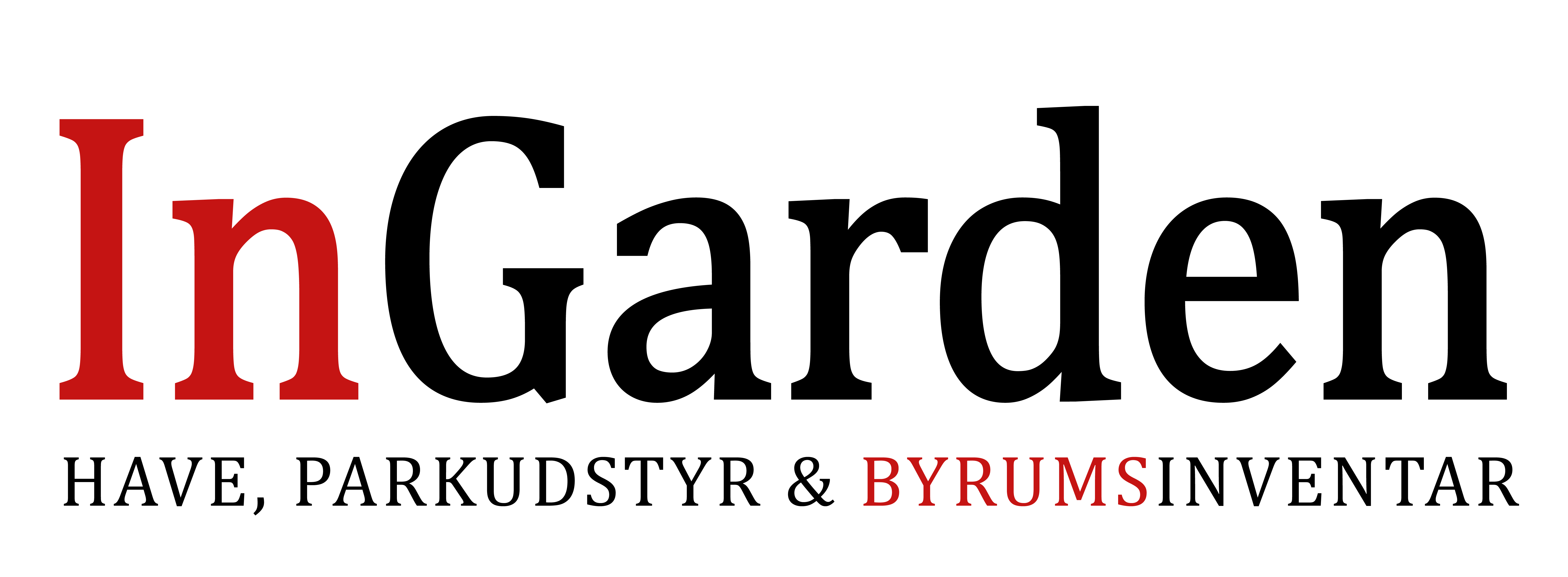 InGarden have, parkudstyr og byrumsinventar stor